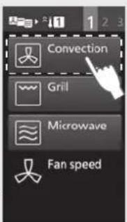 PANASONIC NESCV2 - Ställ in fläkthastighet med Fan speed och tryck på OK - 2