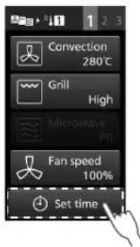 PANASONIC NESCV2 - Premere Set time (Impostare il tempo) - 2