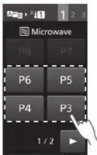 PANASONIC NESCV2 - Välj mikrovågseffekt - 1