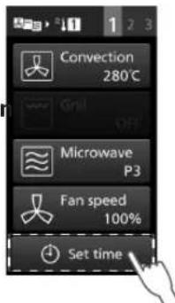 PANASONIC NESCV2 - Appuyez sur Régler le temps Set time - 2