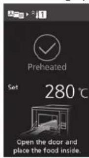 PANASONIC NESCV2 - After Manual forvärmning, valj Convection - 1
