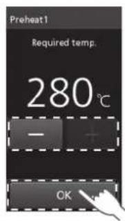 PANASONIC NESCV2 - Preheat temperature Forvärnningstemperatur - 6