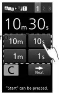 PANASONIC NESCV2 - Impostare il tempo di cottura - 1