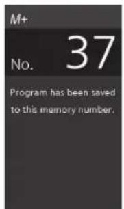 PANASONIC NESCV2 - Inserire il numero di memoria desiderato M+ - 2