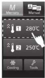 PANASONIC NESCV2 - Sélectionnez 1280°C - 1