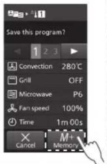 PANASONIC NESCV2 - Appuyez sur Mémorisation Memory - 1