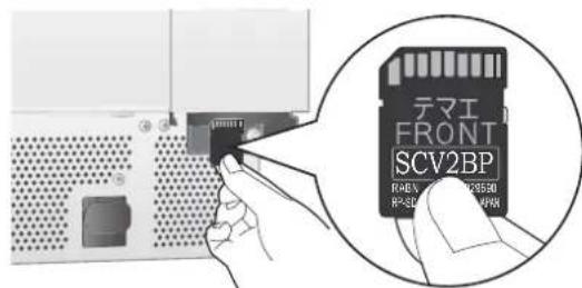 PANASONIC NESCV2 - ② Vrid skruven och oppna minneskortets skydd - 3