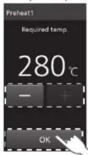 PANASONIC NESCV2 - Temperatura nagrzewania wstepnego - 5