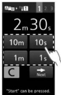 PANASONIC NESCV2 - Stel de bereidingstijd in - 2