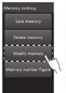PANASONIC NESCV2 - Sélectionnez Modifier la mémoire Modify memory - 1