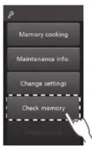 PANASONIC NESCV2 - Memory list (Elenco memoria) - 1