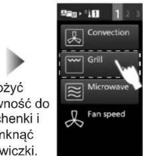 PANASONIC NESCV2 - Po récznym nagrzaniu wstepnym wybrać Grill - 2
