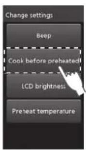 PANASONIC NESCV2 - Cook before preheated Starta tillagningen innan forvarmningen arclar - 2