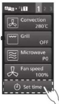 PANASONIC NESCV2 - Appuyez sur Regler le temps Set time - 1