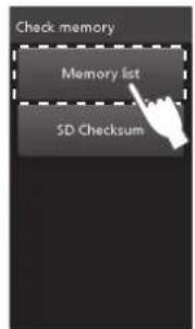 PANASONIC NESCV2 - Memory list Minneslist - 2