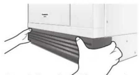 PANASONIC NESCV2 - Hoe teplaatsen/verwijderen - 1