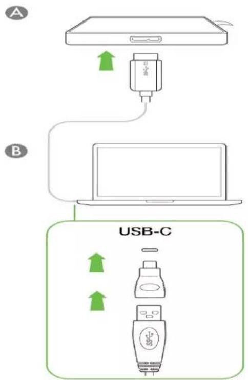 SEAGATE Backup Plus Ultra Touch - Port usb-c - 1
