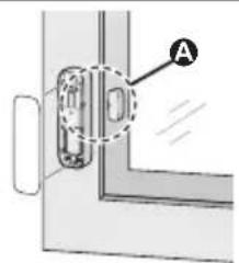 PANASONIC KXHNB600G - Exemple 1: installation sur le côte gauche d'une fenêtre - 1