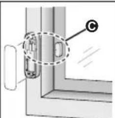 PANASONIC KXHNB600G - Exemple 1: installation sur le côte gauche d'une fenêtre - 4