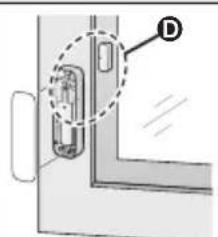 PANASONIC KXHNB600G - Exemple 1: installation sur le côte gauche d'une fenêtre - 5