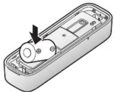 PANASONIC KXHNB600G - Einsetzen der Batterie - 2