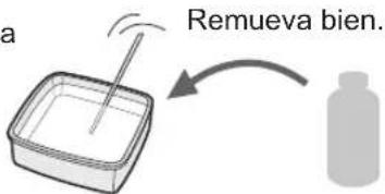 a Remueva bien.