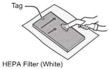SHARP UAHD40EL - HEPA FILTER / DEODORIZING FILTER - 1