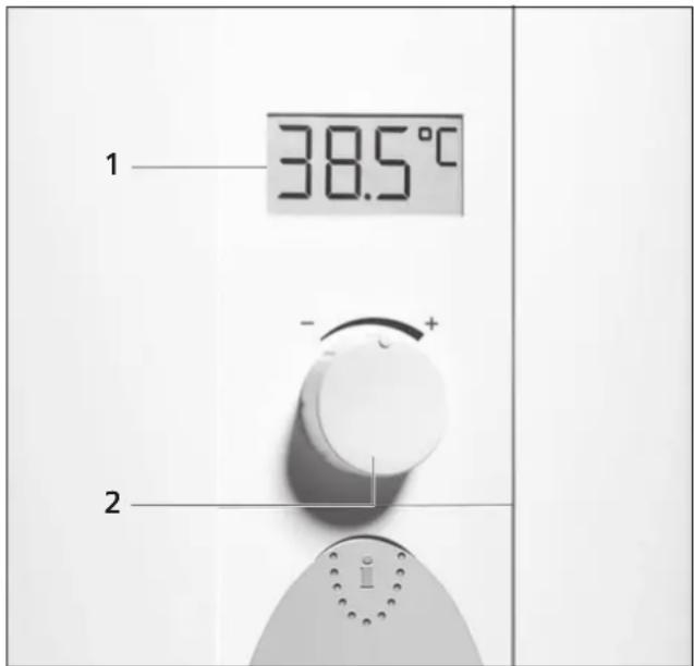 1 38.5°C - + 2