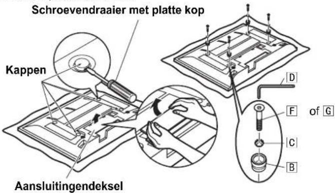 PANASONIC TYWK42PR4 - Verwijder de plasmatelevisie desgewenst als volgt. - 1