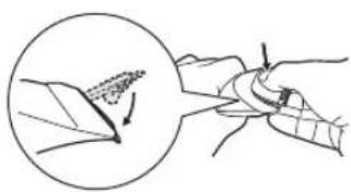 PANASONIC ER1411 - ▶ Zdejmowanie ostrza - 2