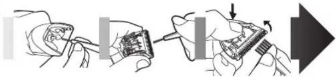 PANASONIC ER1411 - Čištění čepele - 1