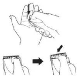 PANASONIC ER1411 - ▶ Removing the blade - 1