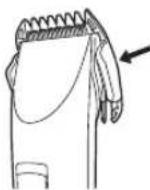 PANASONIC ER1411 - ▶ Using the comb attachments - 1