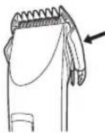 PANASONIC ER1411 - ▶ De opzetstukken gebruiken - 1