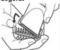 PANASONIC ER1411 - ▶ Benutzen der Kammaufsätze - 2