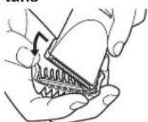 PANASONIC ER1411 - Demontarea accesoriiului de la mașina de tuns - 1