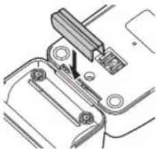 PANASONIC ER1411 - Collegamento della mensola accessorio pettine al supporto di ricarica ER1421 - 1