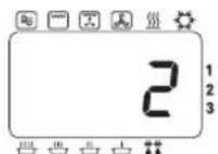 PANASONIC NEC1475 - Sådan kontrollerer du det totale antal forbrugte timer: - 1
