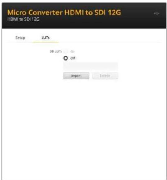 Blackmagic Design Micro Converter HDMI to SDI - LUTs - 1
