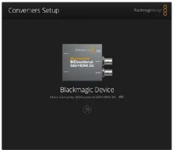 Blackmagic Design Micro Converter HDMI to SDI - Changing Settings using Blackmagic Converters Setup - 1