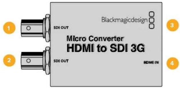 Blackmagic Design Micro Converter HDMI to SDI - Micro Converter HDMI to SDI 3G - 1