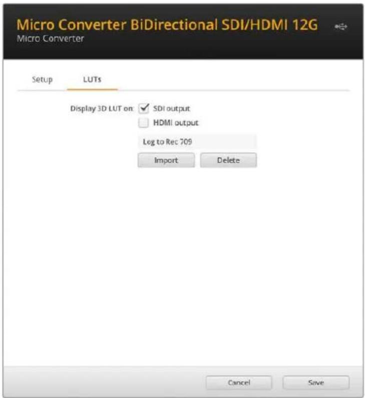 Blackmagic Design Micro Converter HDMI to SDI - LUTs - 1