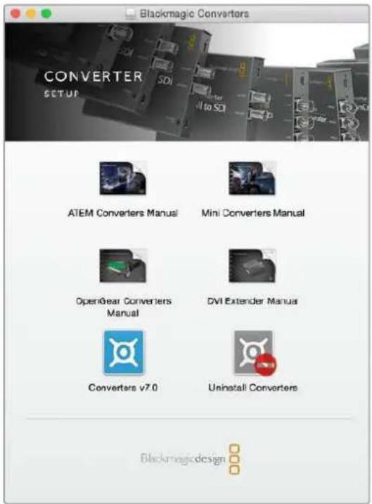 Blackmagic Design Micro Converter HDMI to SDI - Утилита Blackmagic Converters Setup - 1