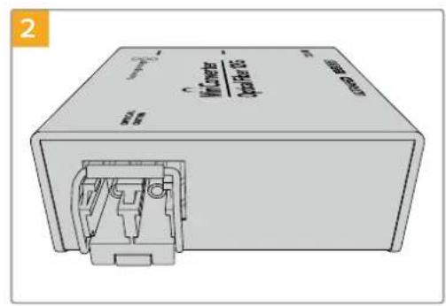 Blackmagic Design Micro Converter HDMI to SDI - Conexiones para fibra óptica - 2