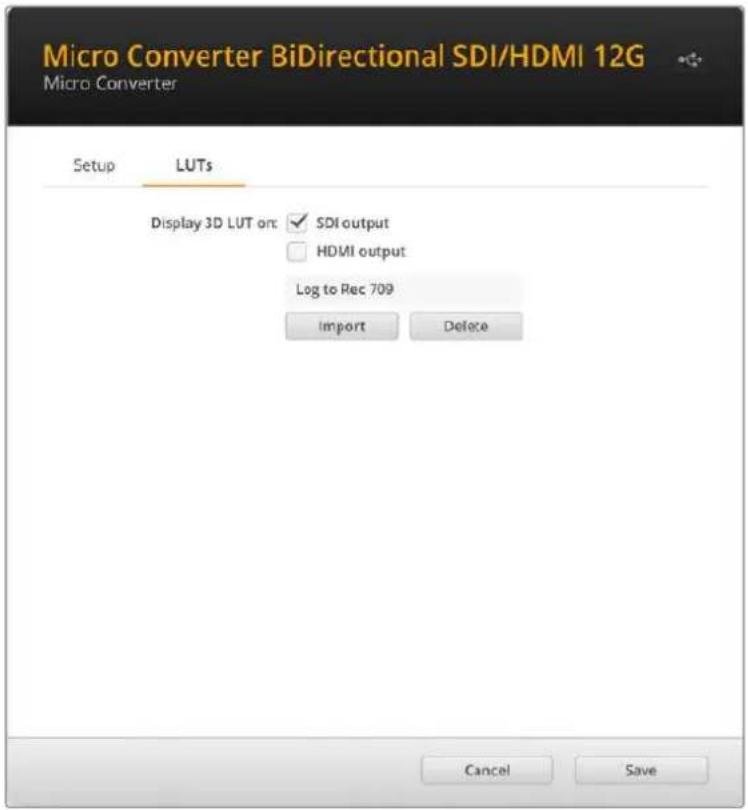Blackmagic Design Micro Converter HDMI to SDI - LUTs - 1