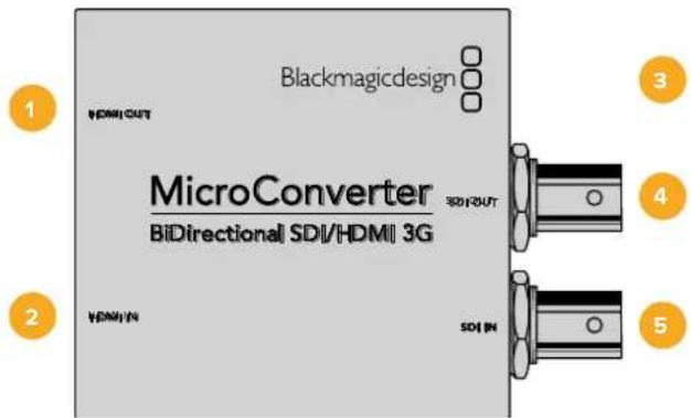 Blackmagic Design Micro Converter HDMI to SDI - Micro Converter BiDirectional SDI/HDMI 3G - 1