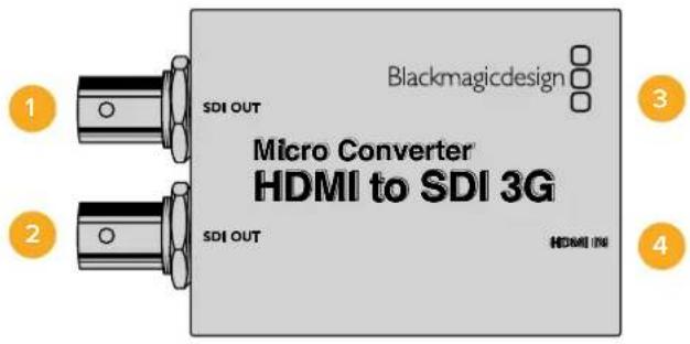 Blackmagic Design Micro Converter HDMI to SDI - Micro Converter HDMI to SDI 3G - 1