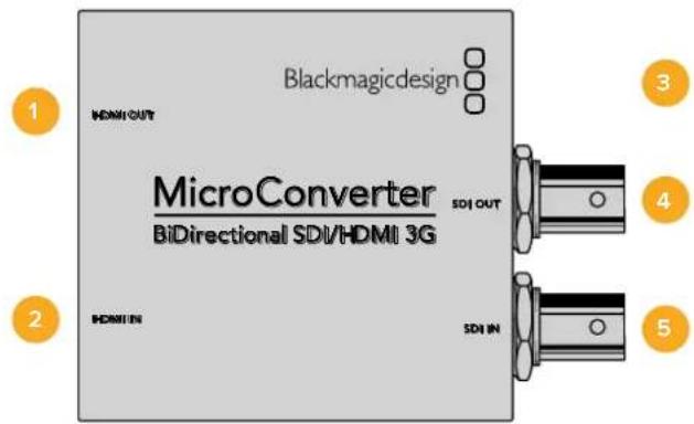Blackmagic Design Micro Converter HDMI to SDI - Micro Converter BiDirectional SDI/HDMI 3G - 1