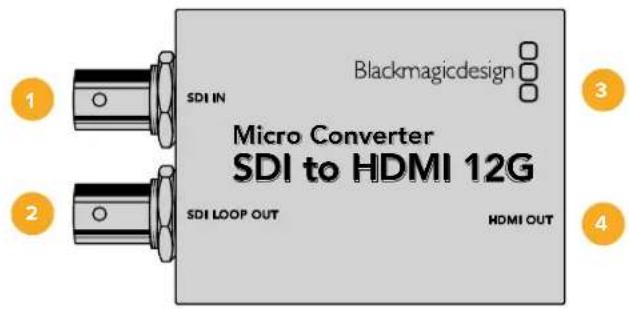 Blackmagic Design Micro Converter HDMI to SDI - Micro Converter SDI to HDMI 12G - 1