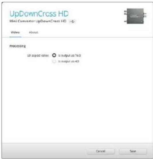 Blackmagic Design Micro Converter HDMI to SDI - Blackmagic Converters Setup Settings - 1